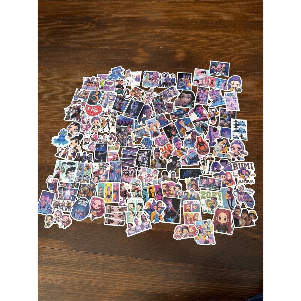 112 KPop Demon Hunters Stickers Lot Waterproof Die-Cut Collection